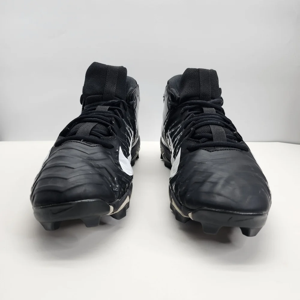Nike Alpha Menace Shark 2 Football Cleats Mens 14 Shoes Black BV0146-001